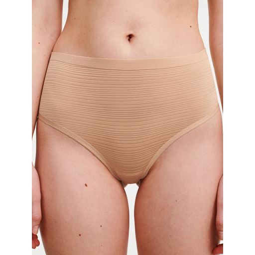 Chantelle Softstretch Stripes Højtaljede String Trusser, Sirocco