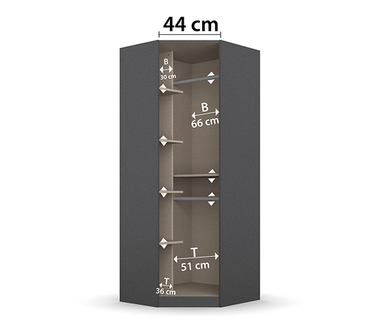 rauch Eckkleiderschrank »Butte«