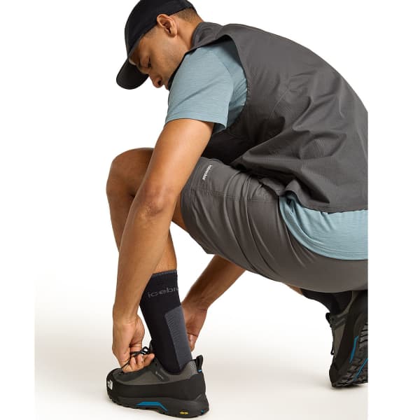 Chaussette randonnée ICEBREAKER M MER HIKE+ LIGHT CREW BLACK/OBSIDIAN