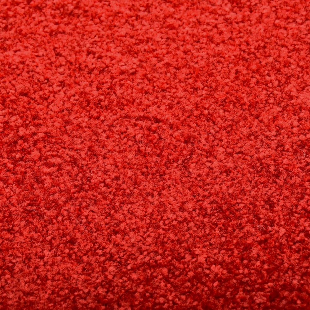Paillasson lavable rouge 60x180 cm