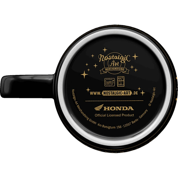 nostalgic art - Mug Honda MC - Motorcycles Gold Noir / Or