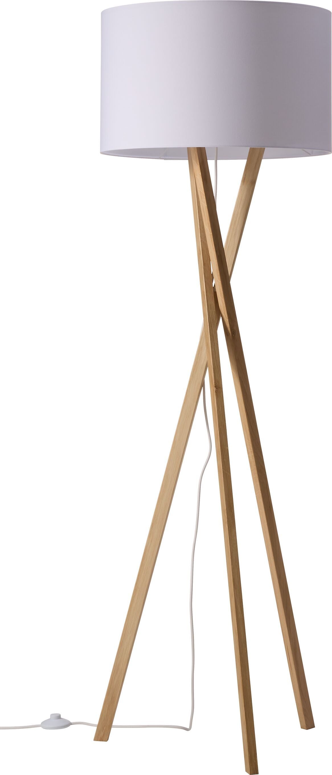 NOVA Stehleuchte - Natur / B: 50.0 cm x T: 50.0 cm x H: 160.0 cm