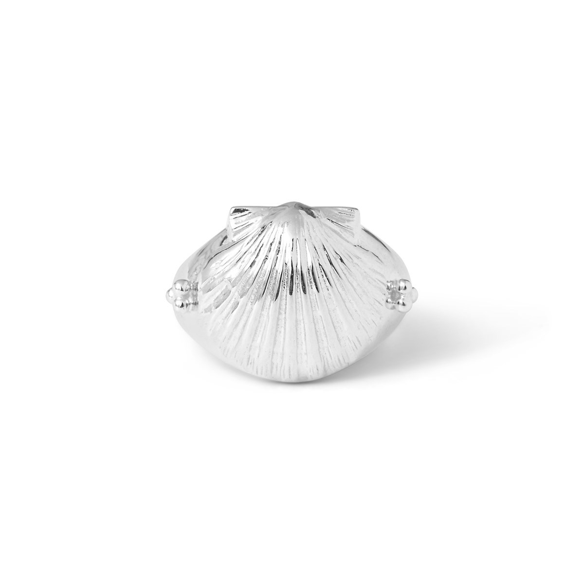 Chevalière Coquillage en Argent, Jacques