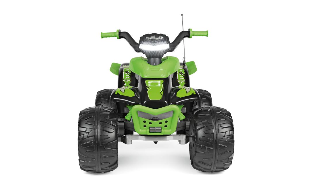 Quad Corral T-Rex 330W 12 V Grün<br>Elektrisches Kinderquad mit Licht und Sound