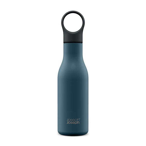 Bouteille isotherme isolée sous vide Loop 500 ml Bleu mat Joseph Josep