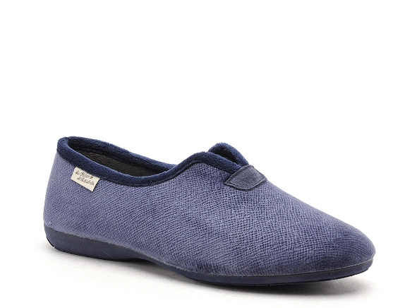 La maison de l espadrille chaussons femme 6211 5 bleu