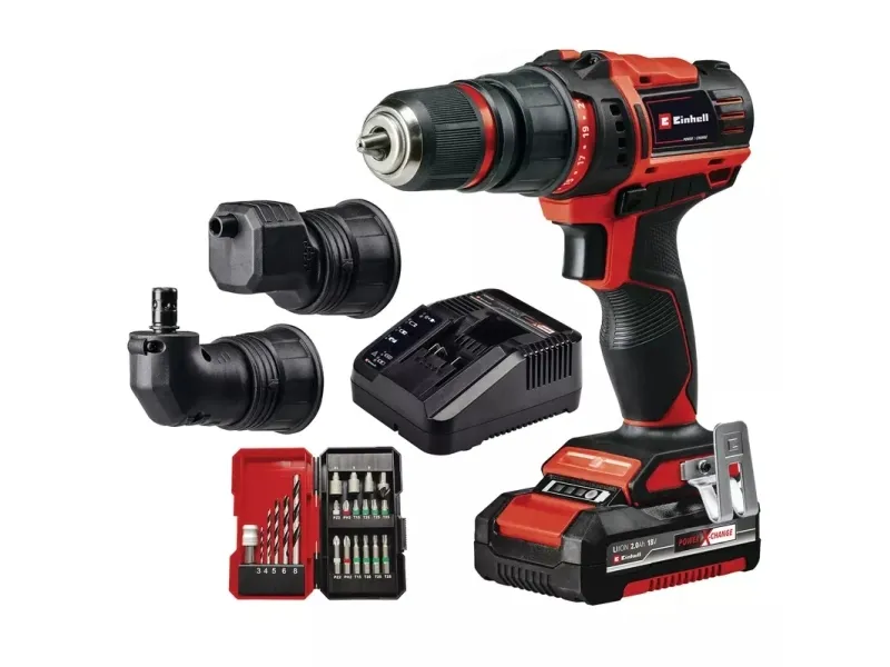 Einhell TE-CD 18/45, Pistolgreb boremaskine, Nøglefri, Børstet, 1,3 cm, 2 mm, 45 Nm