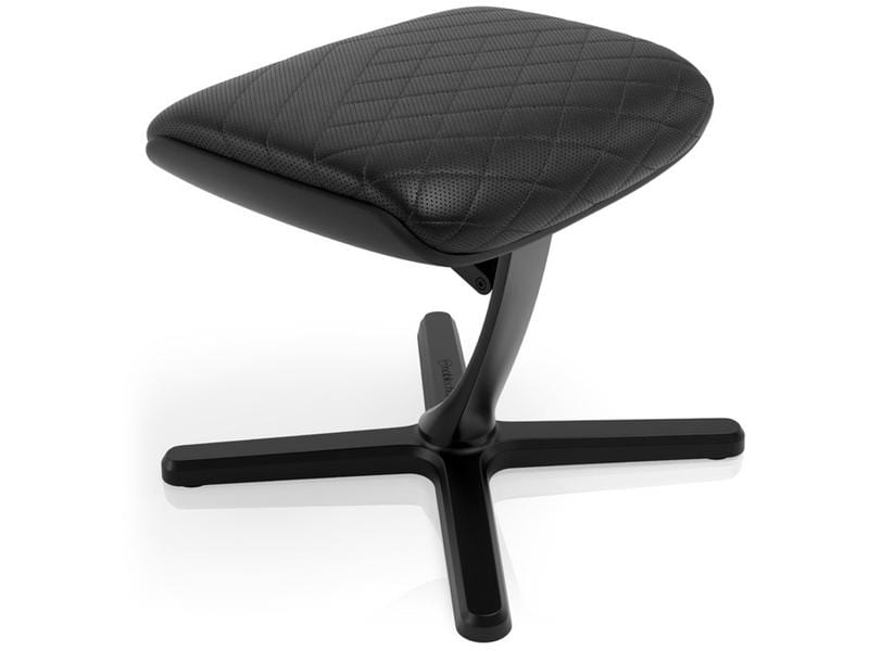 noblechairs Fussstütze 2 Schwarz Fussablage für Gaming-Stühle