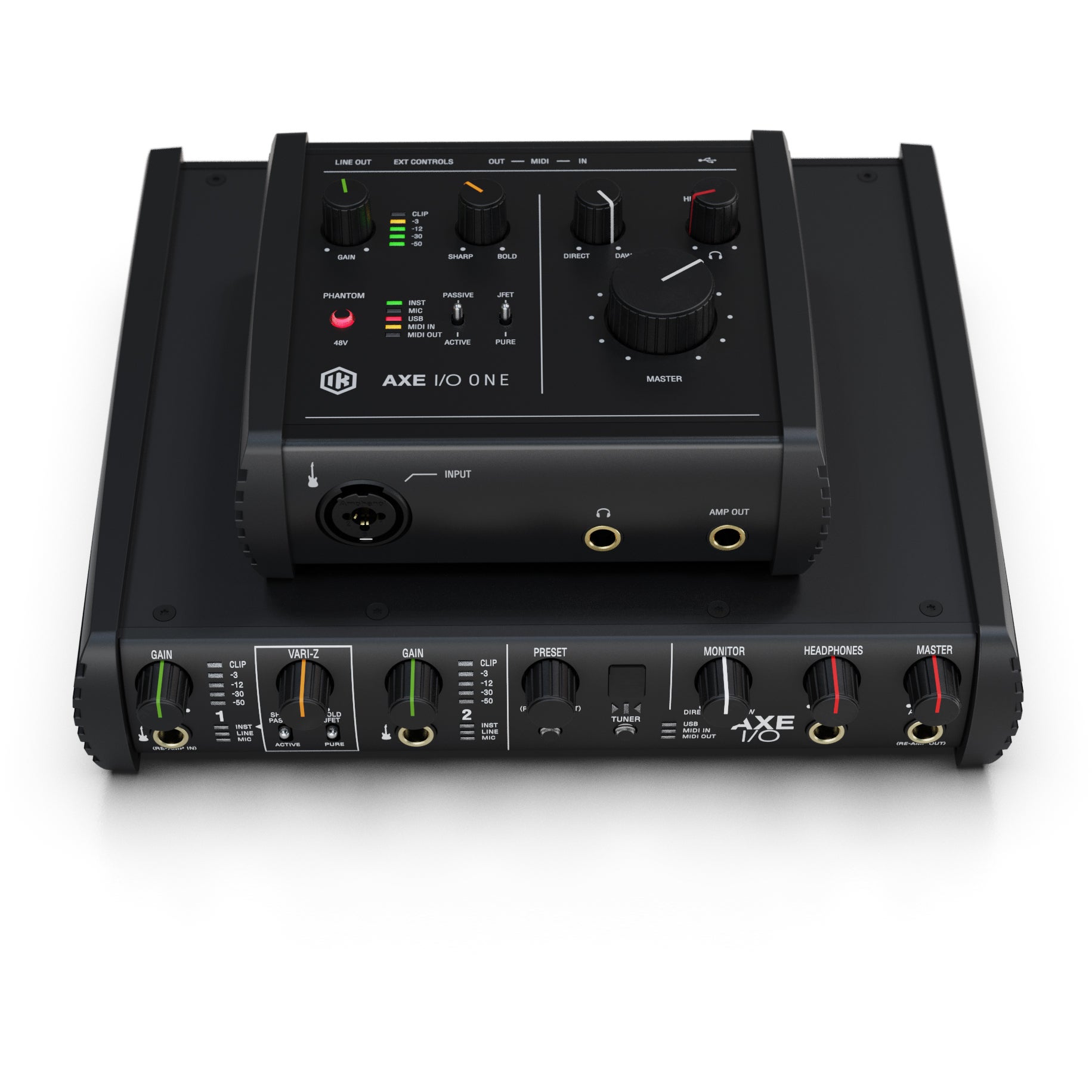 IK Multimedia Axe I/O One 1-in/3-out audio interface
