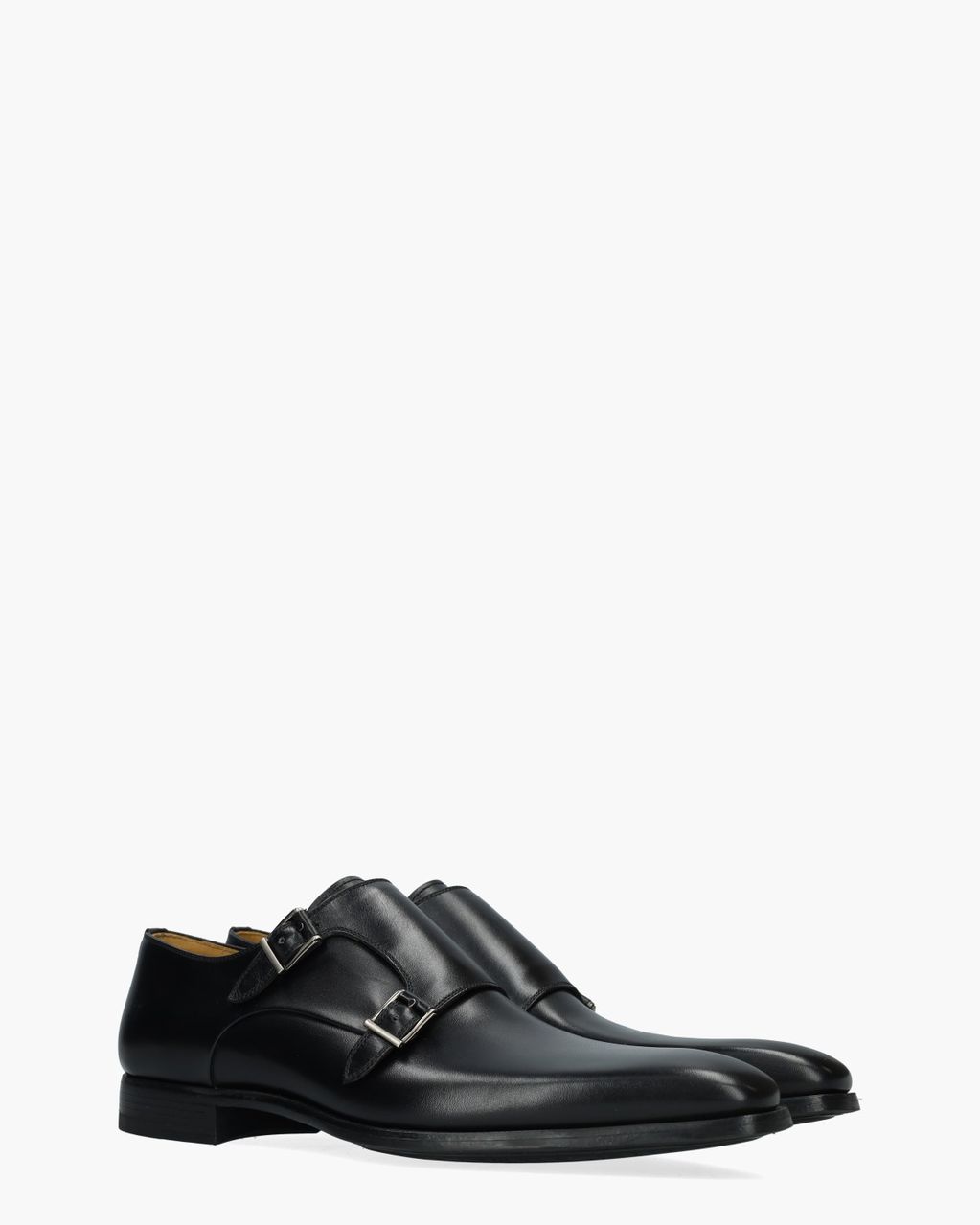 Magnanni 23037 Zwart Heren Gespschoenen