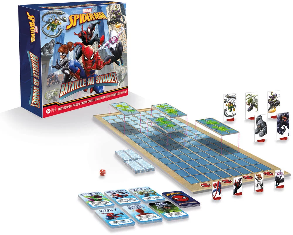 SPIDERMAN - BATAILLE AU SOMMET - JEU DE PLATEAU