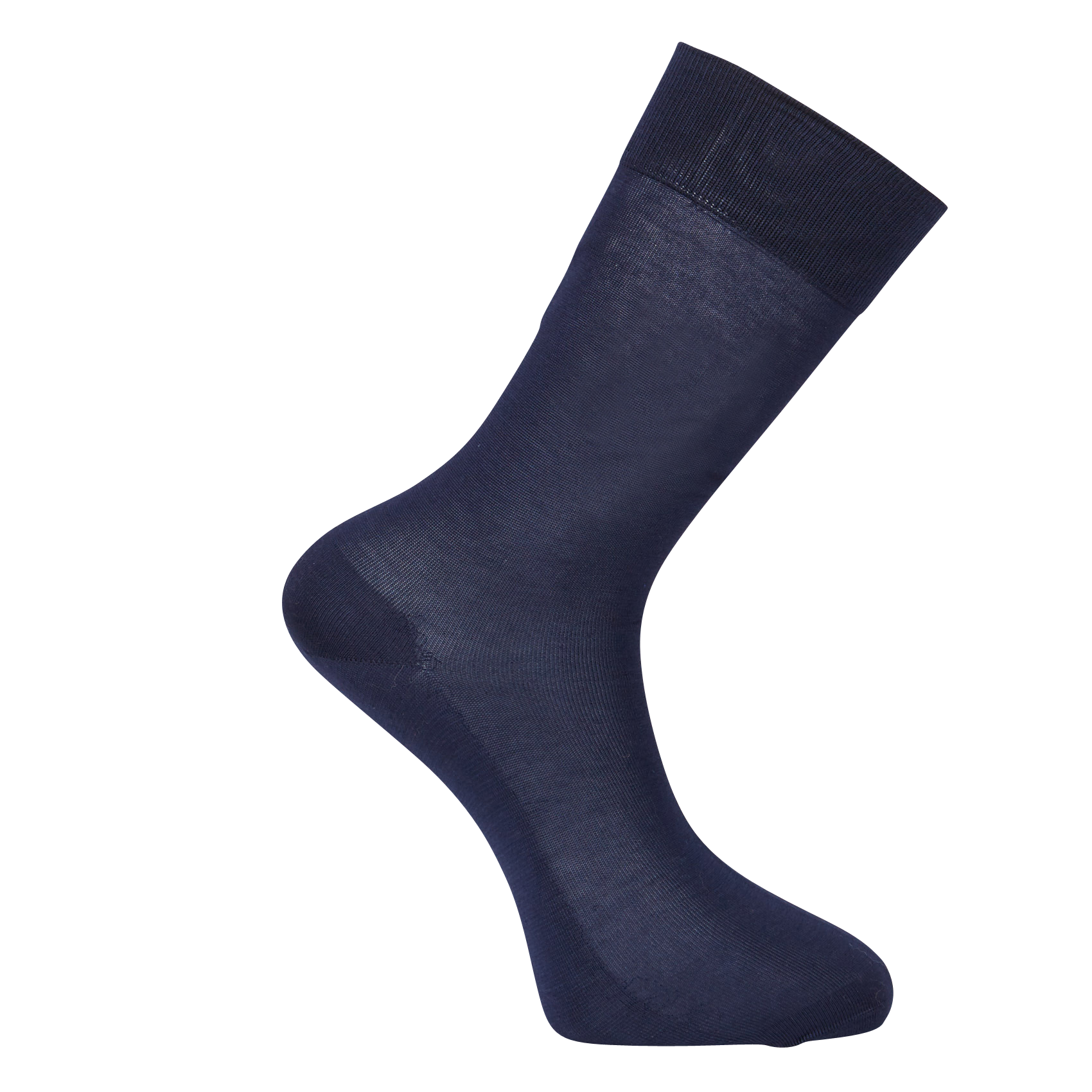 Chaussettes hautes en coton | Bleu