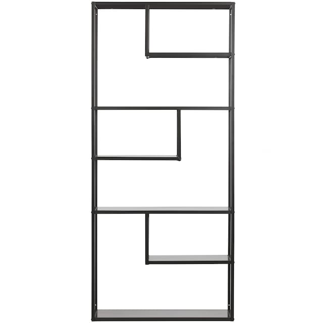 Regalschrank TEUN 85 x 188 cm schwarz
