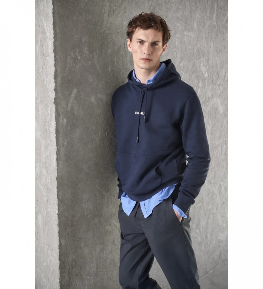 Moletom ECOALF Barcelona azul marinho