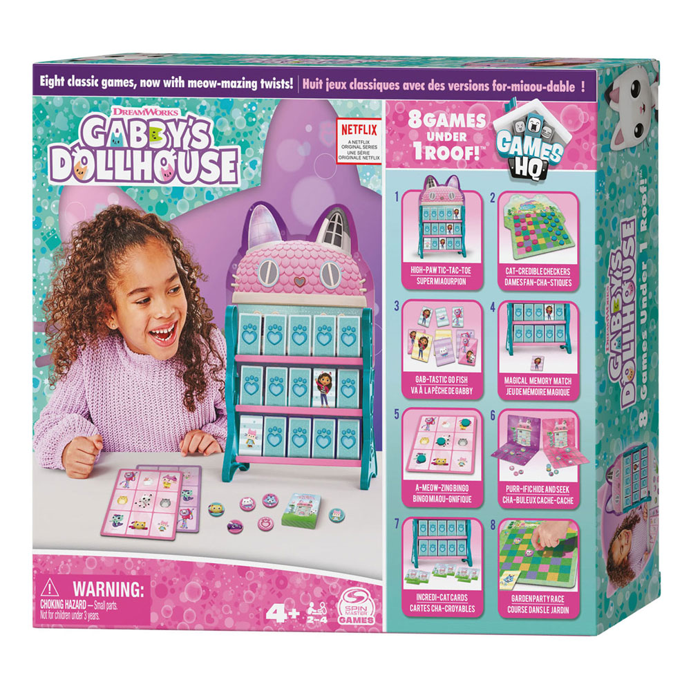 Gabby's Poppenhuis - Spellenpakket met 8 spellen