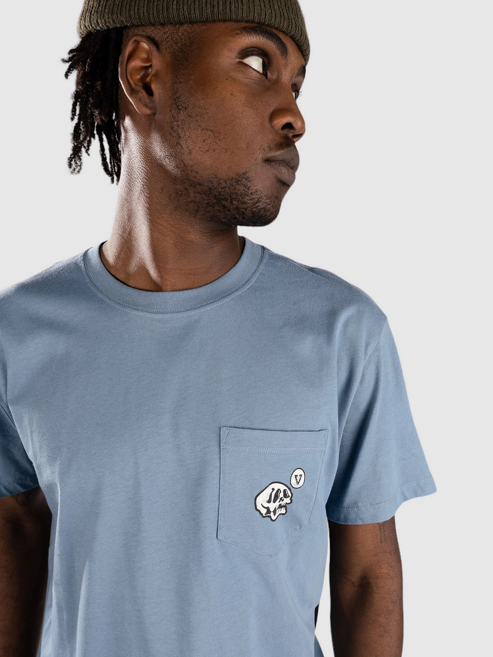 Vissla Resin Heads Premium Organic T-Shirt chambray