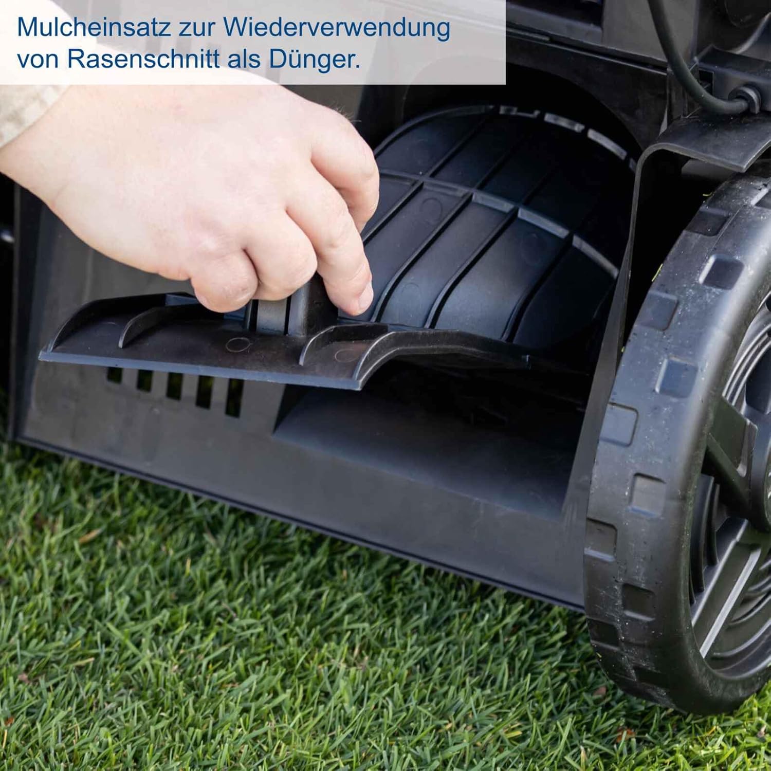 Scheppach Akku-Rasenmäher BC-MP430-X 20V Brushless Akkumäher | 43cm Schnittbreite | für 600-700 m2 | Schnitthöhenverstellung von 25–75mm | 50L Korb | 20V-IXES-Serie | mit 2x 4Ah Akku & Doppelladegerät