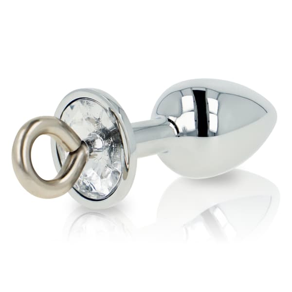 Ohmama Fetish Metal Butt Plug Med Ring
