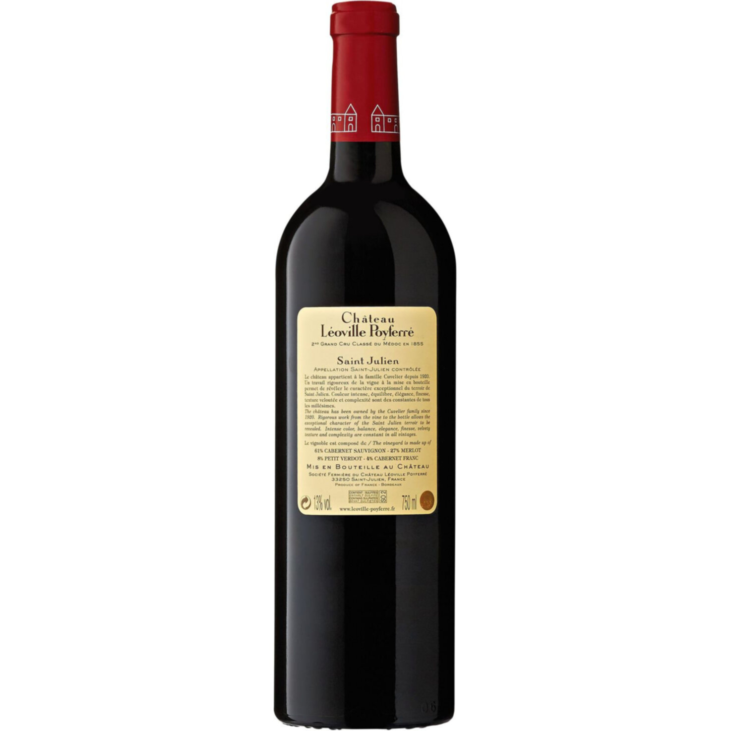 Château Léoville-Poyferré Saint-Julien AC 2ème Cru Classé -75cl