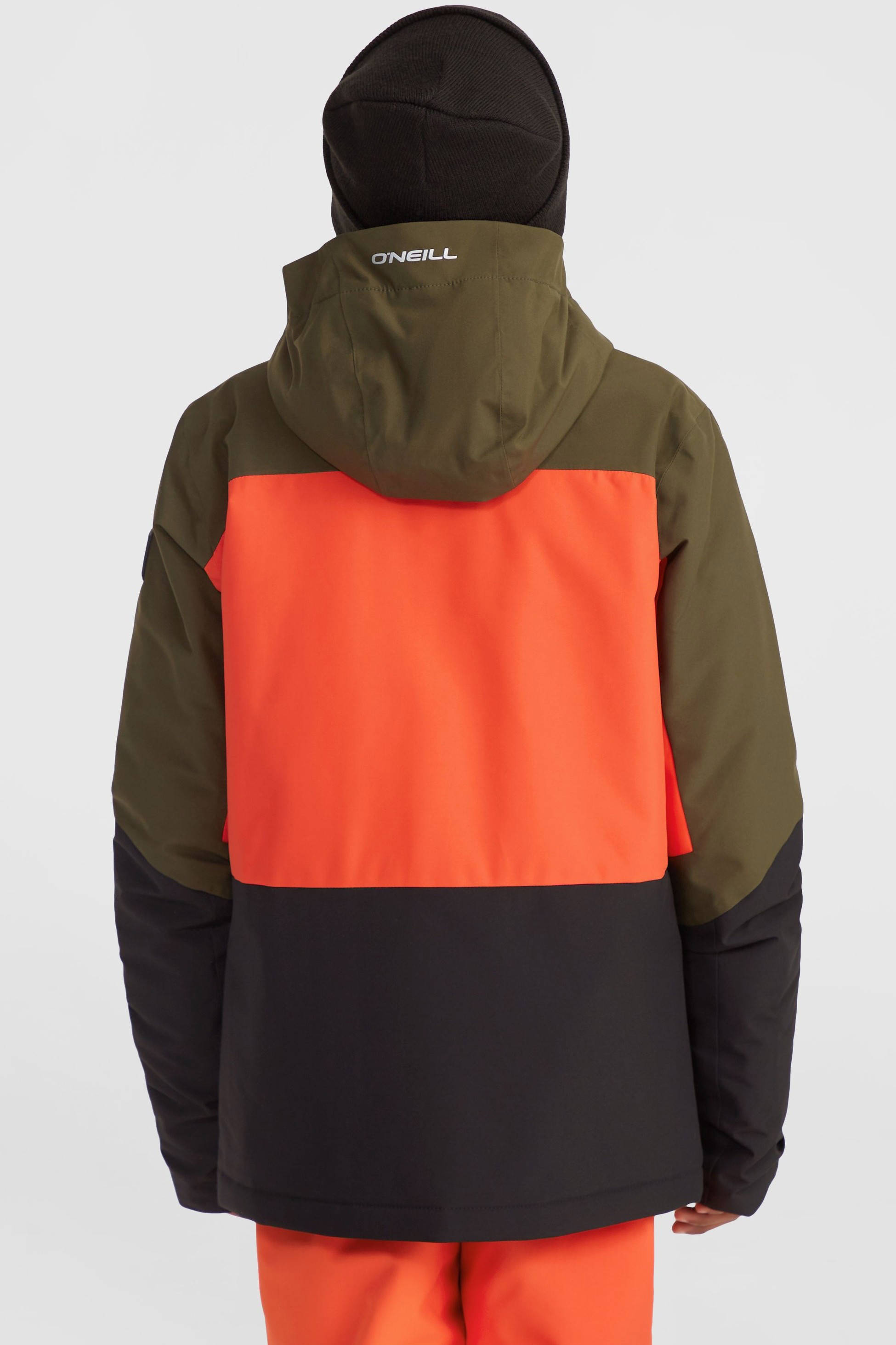 O'Neill ski-jack CARBONITE oranje/donkergroen/zwart