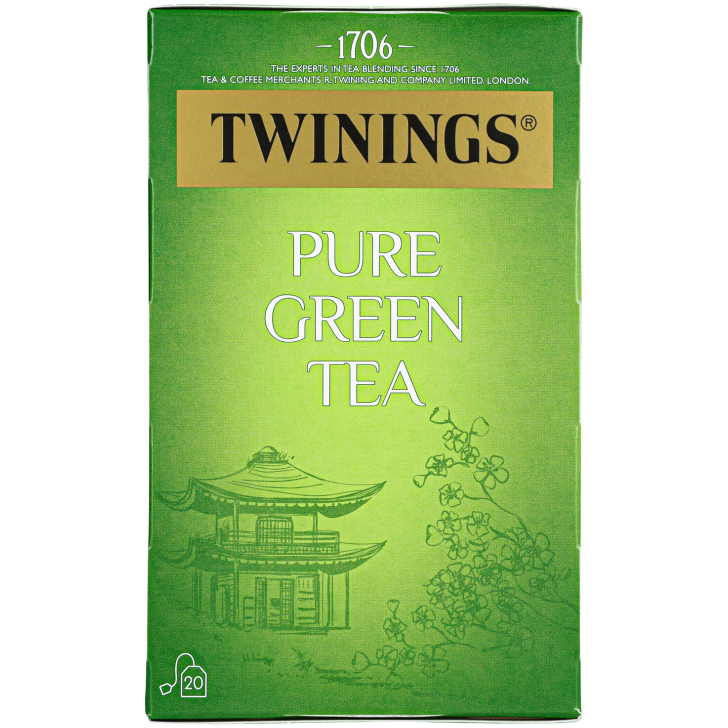 Twinings Pure Green Tea 20 Portionen