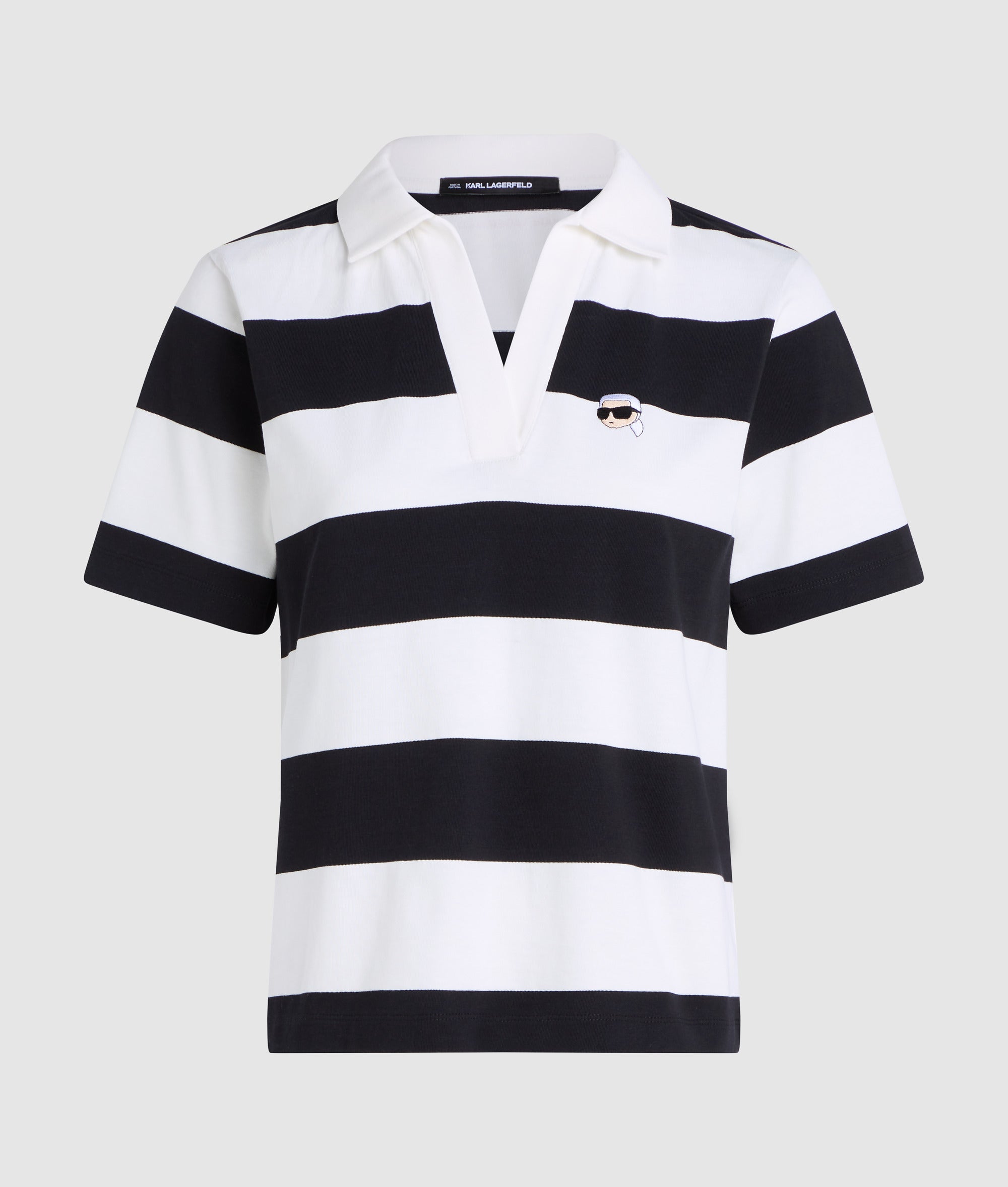 Ikon gestreept poloshirt