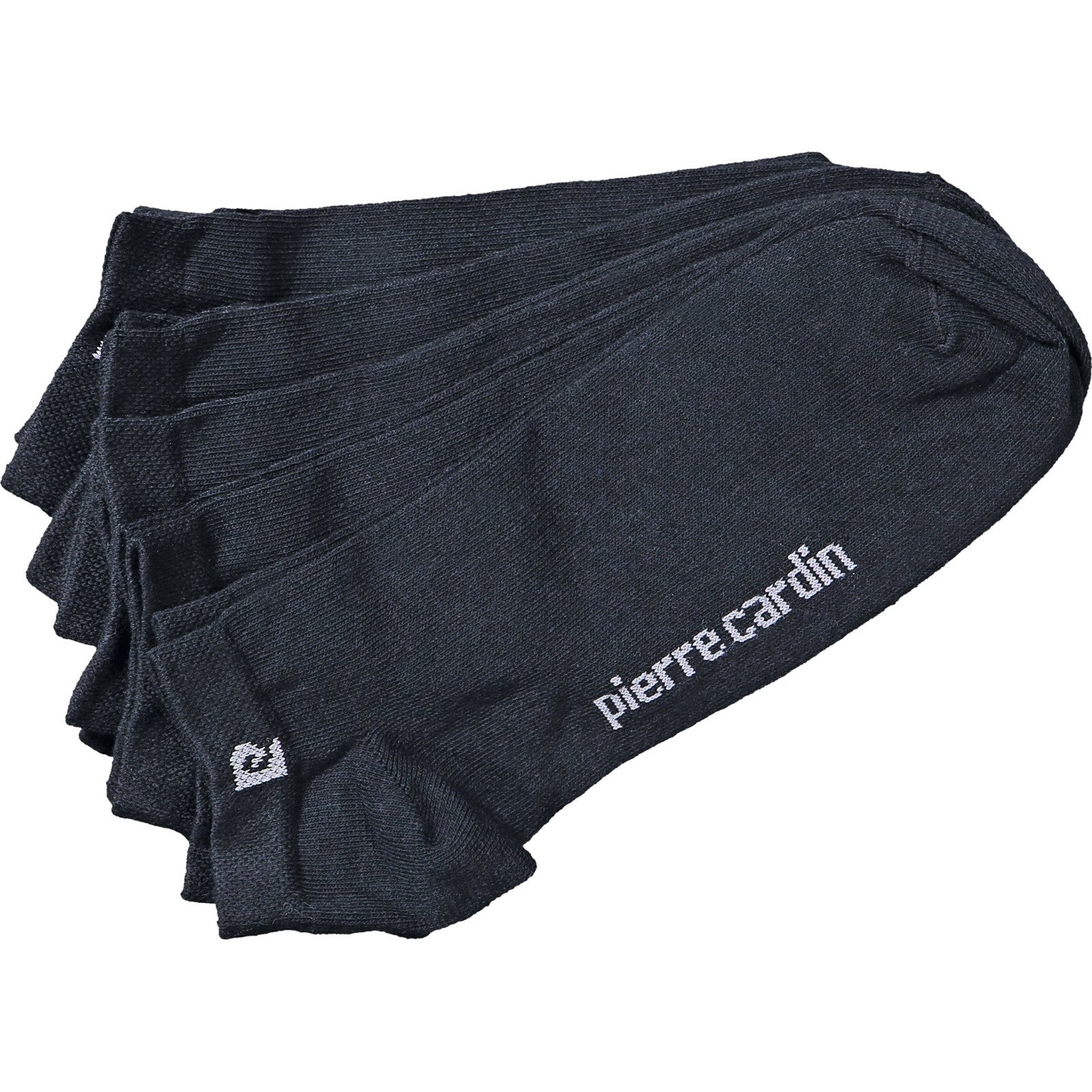 Pierre Cardin Herren-Sneakersocken schwarz, 5 Paar