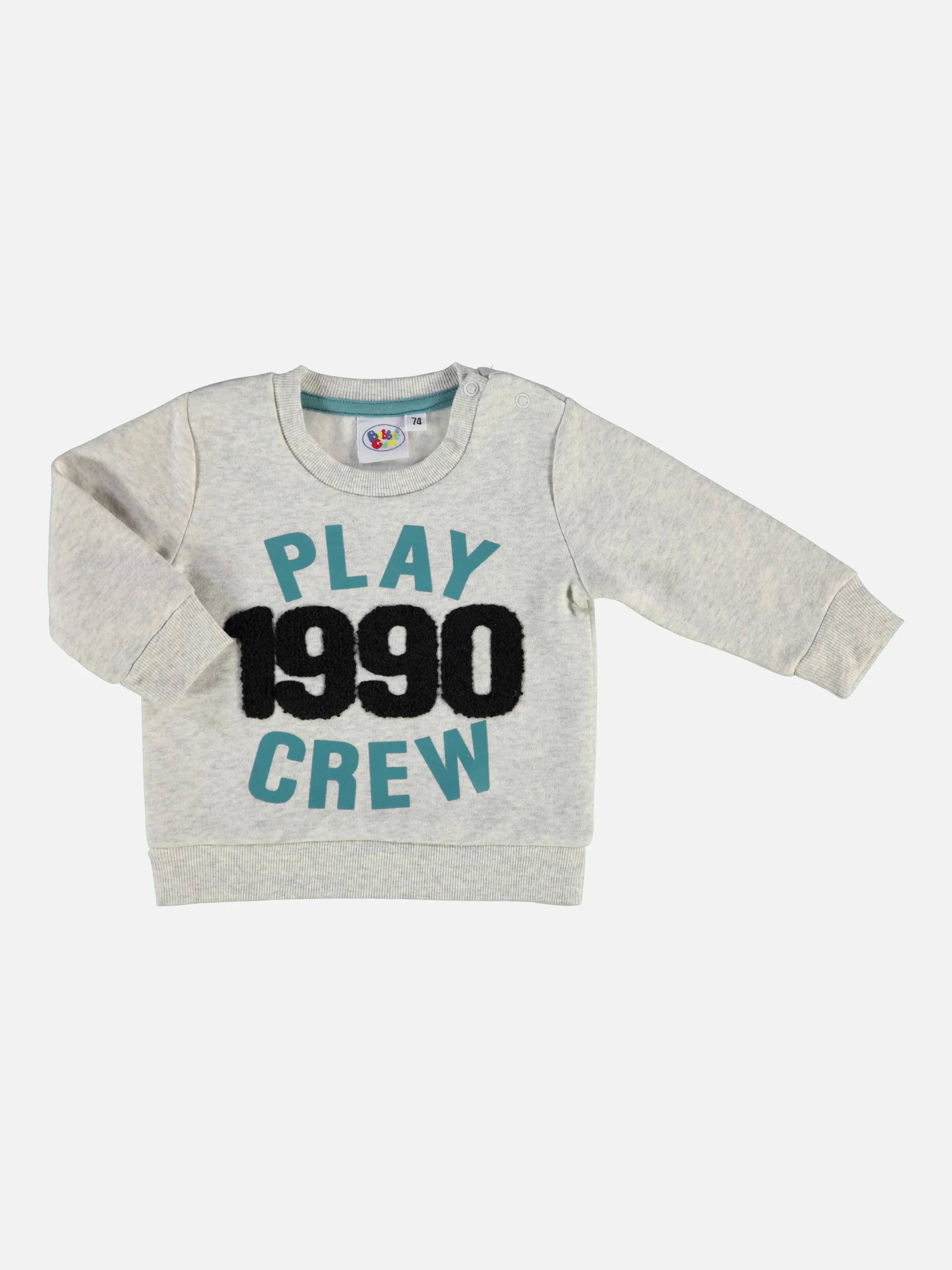 Baby Jungen Sweatshirt mit Frottee- Applikation