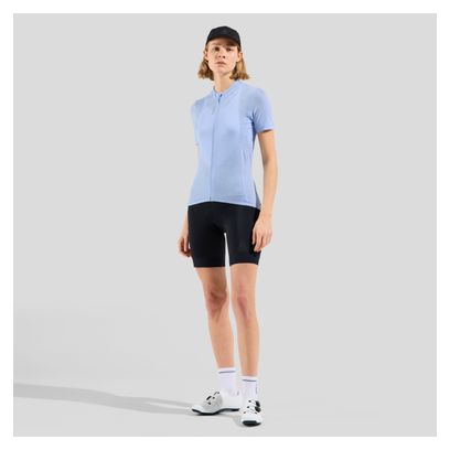 Maillot Manches Courtes Femme Odlo Zeroweight Performance Wool 125 Bleu