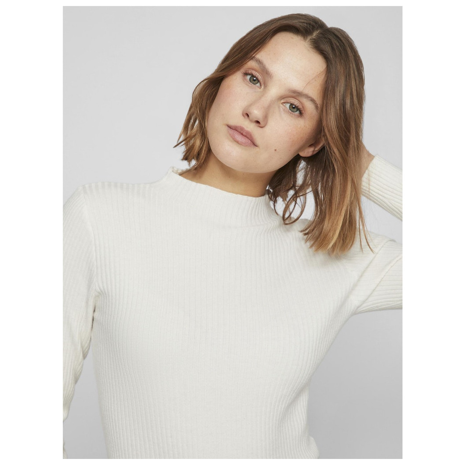 Vila VIOVANNI FUNNEL-NECK L/S KNIT