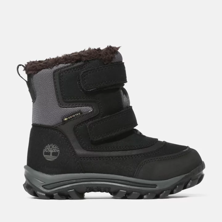 Bottines d'hiver imperméables Chillberg pour tout-petit en noir