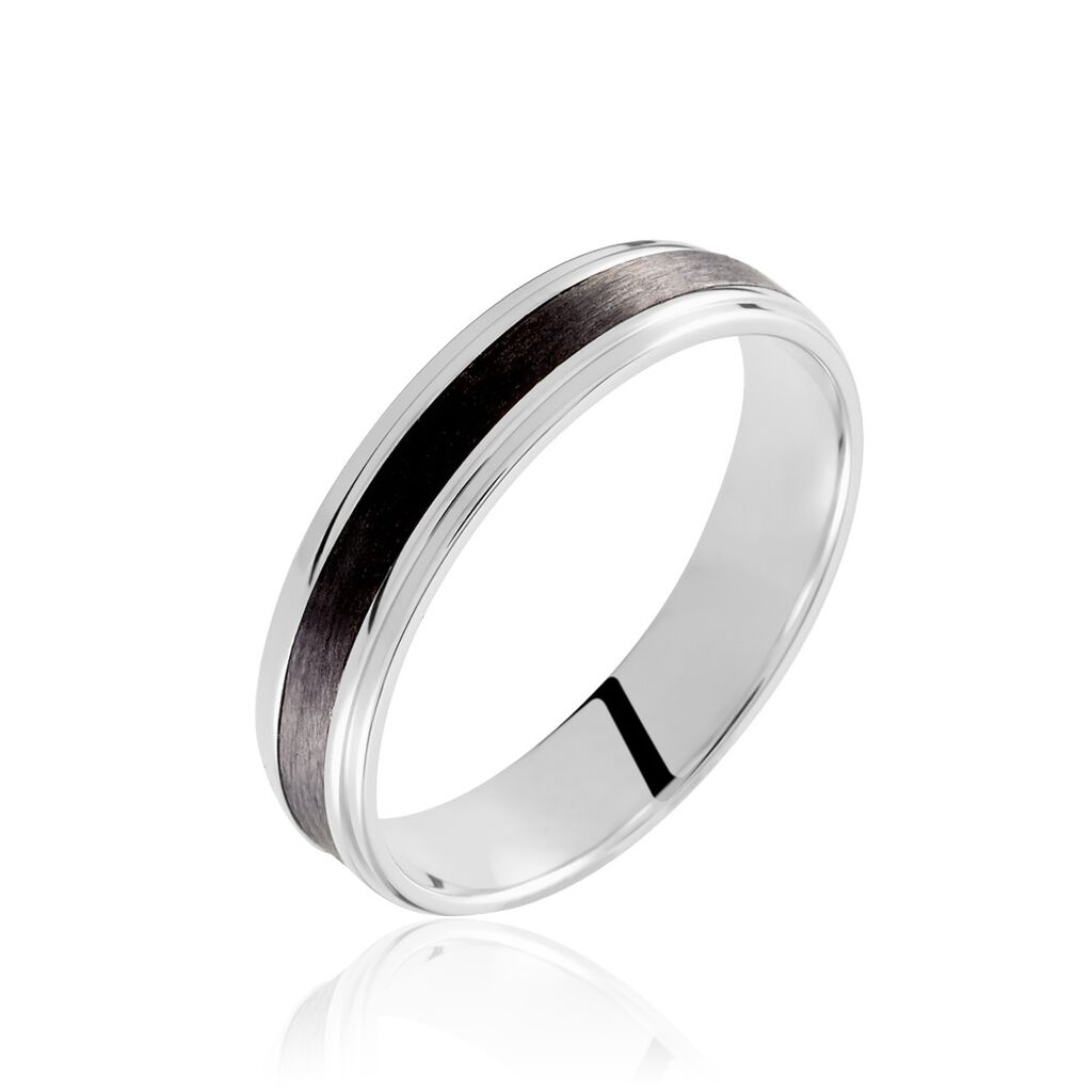 Alliance Camille Ruban Plat Or Blanc
