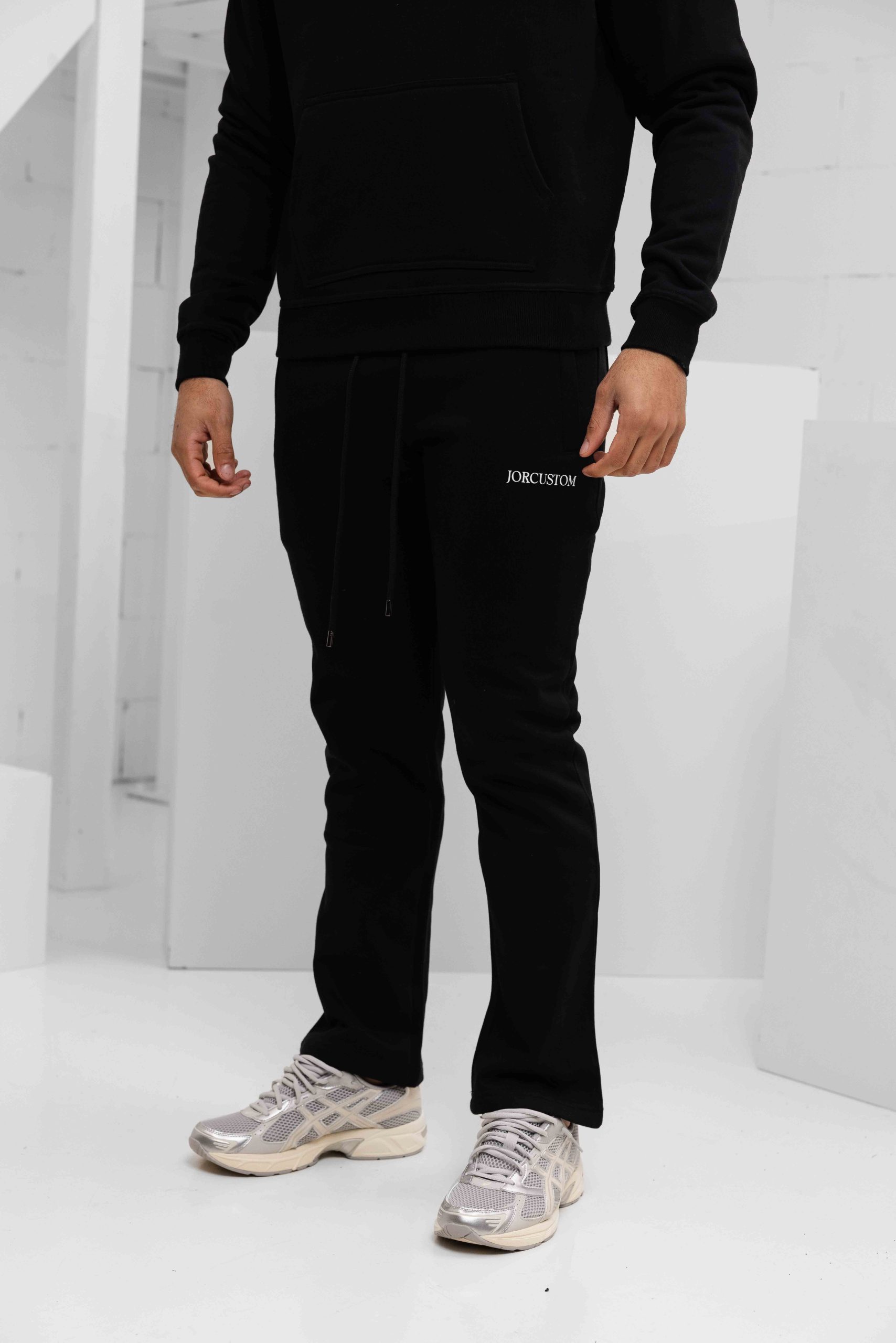 Jorcustom Fleece Angel 2.0 Broek Heren Zwart