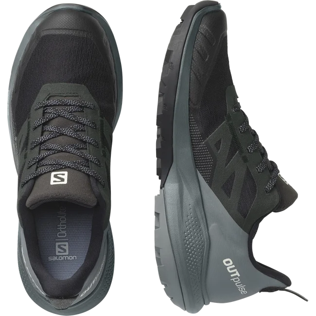 OUTPULSE GORE-TEX  Hiking-Halbschuhe Damen Black/StormyWeather/VanillaIce