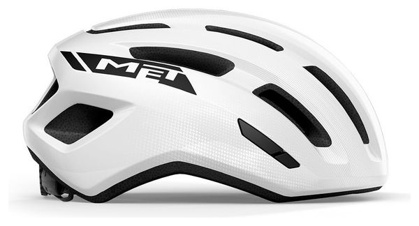 Casque Route Met Miles Blanc Brillant
