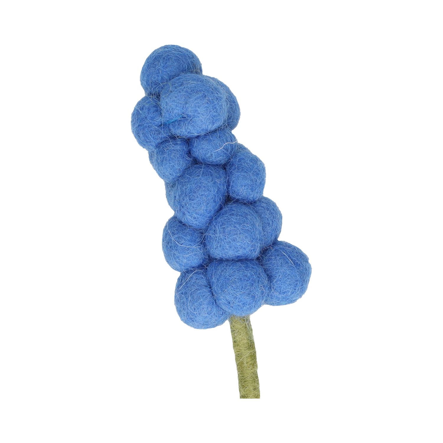 Blauw druifje, vilt, 22 cm