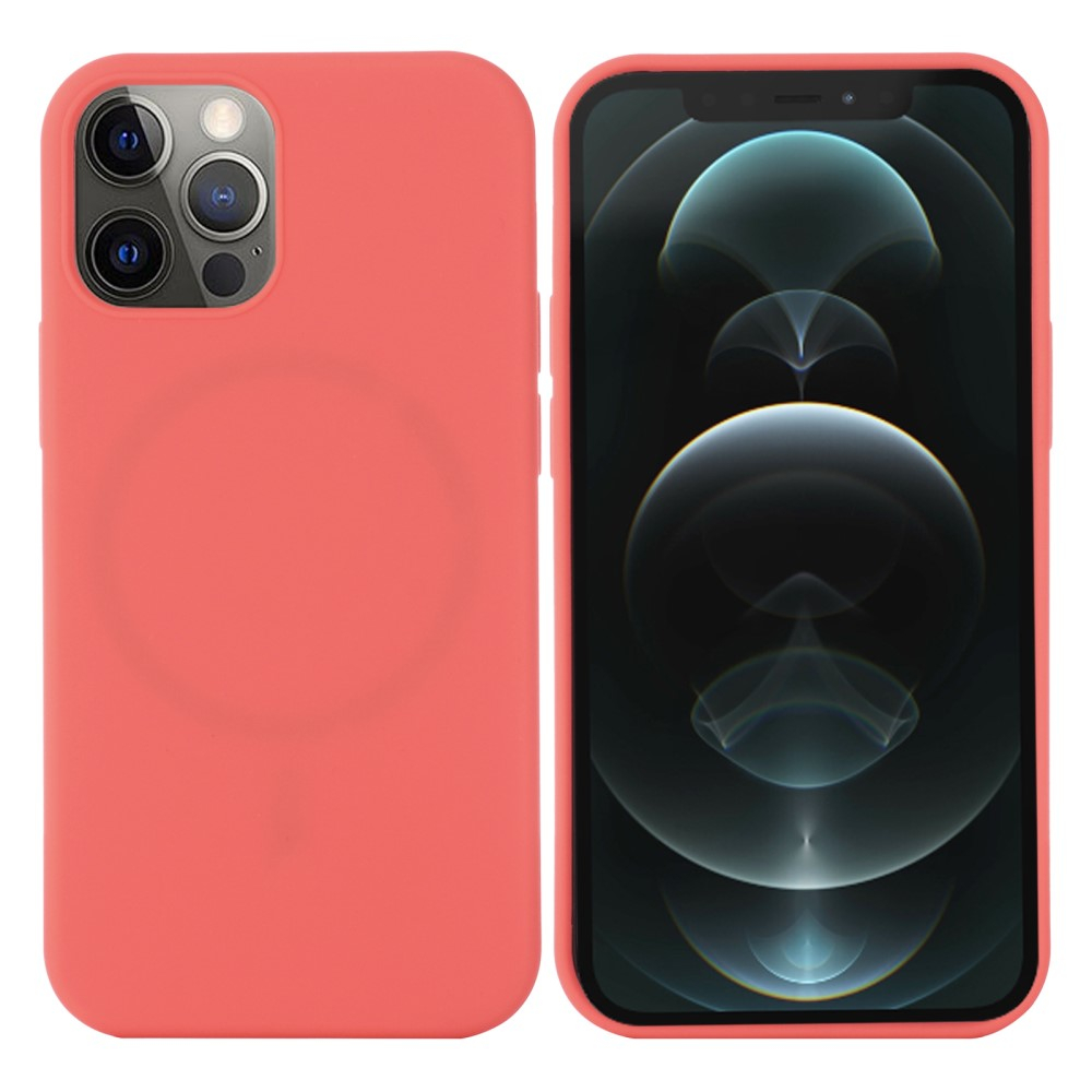 iPhone 13 Pro MagSafe Soft Silikon Case Hülle - Coral