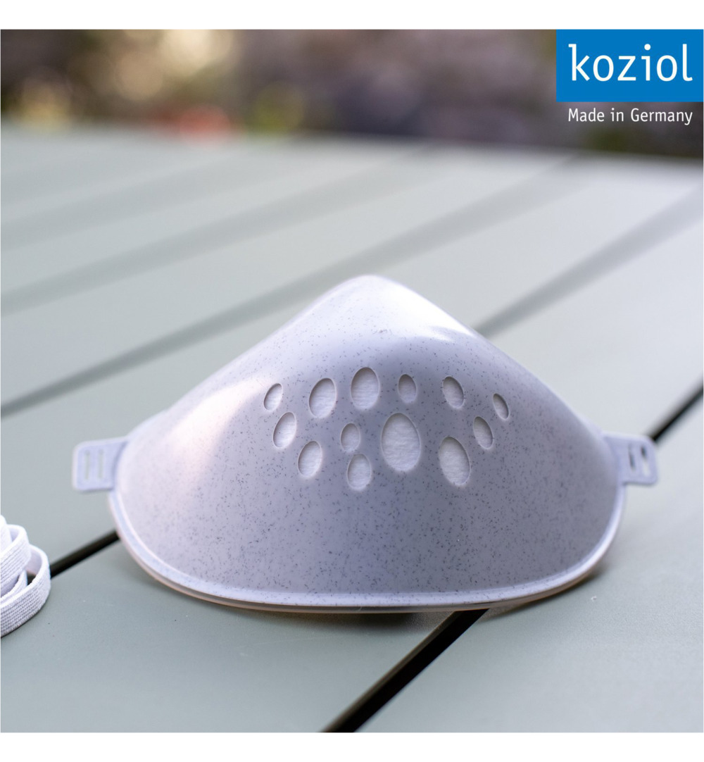 Koziol Duurzaam Herbruikbaar Gezichtsmasker Organic Deep Blue (1 stuk)