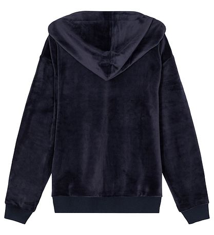Designers Remix Kapuzenpullover - Velours - Frances - Navy