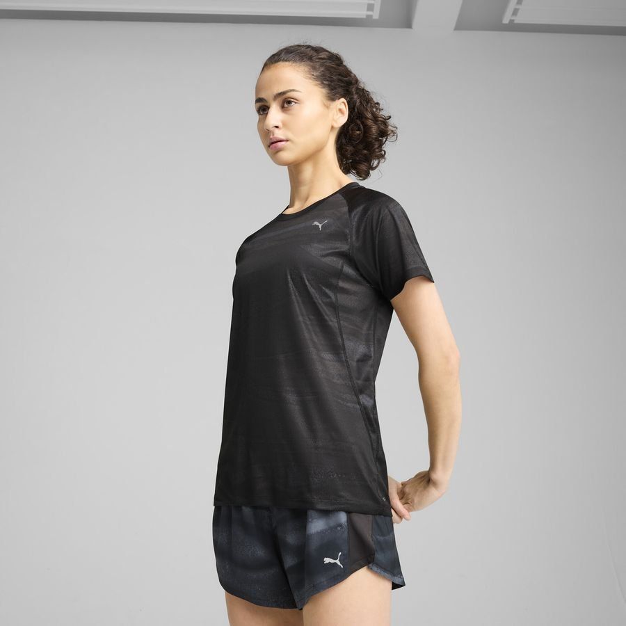 Puma VELOCITY Lauf-T-Shirt mit Allover-Print
