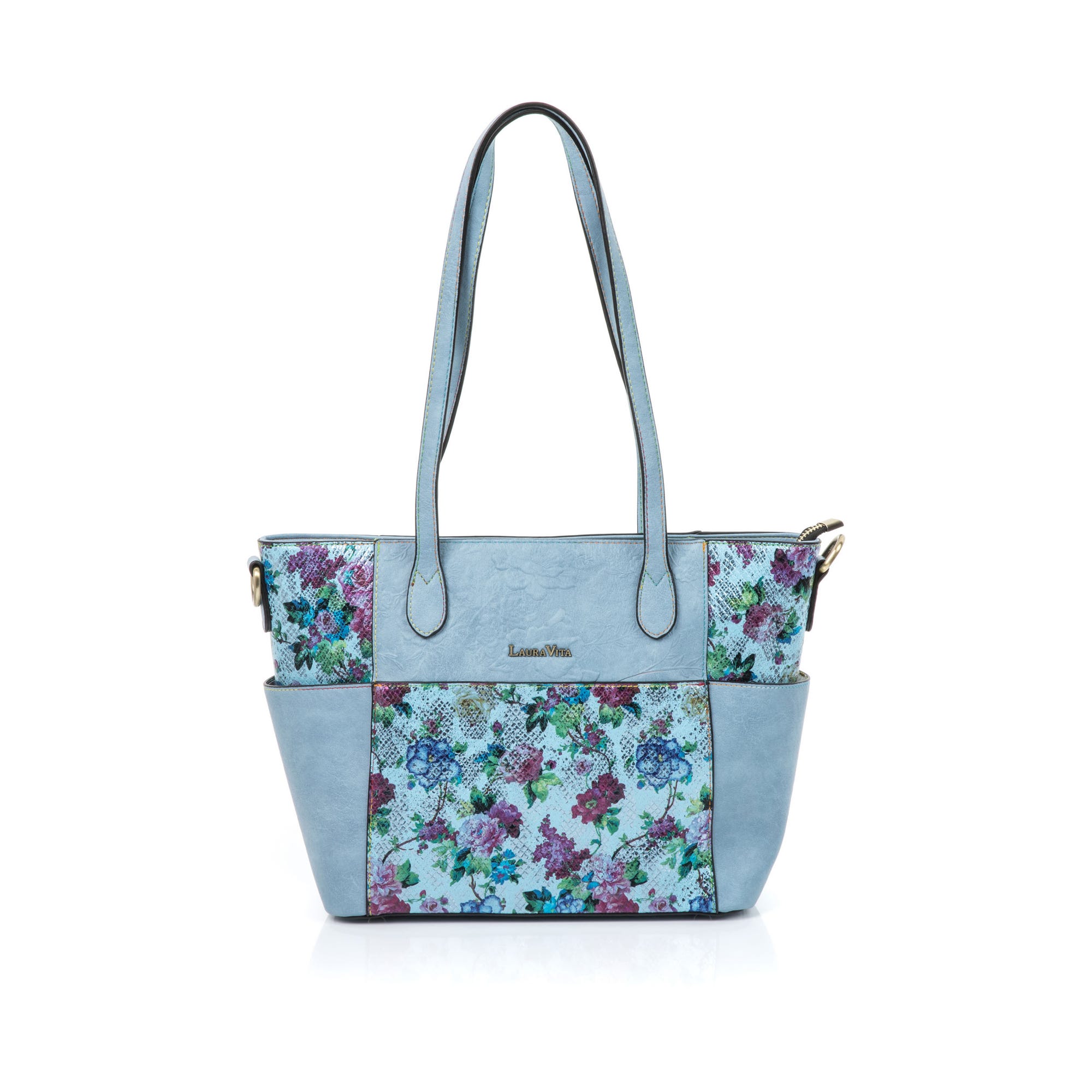 Sac de shopping bleu