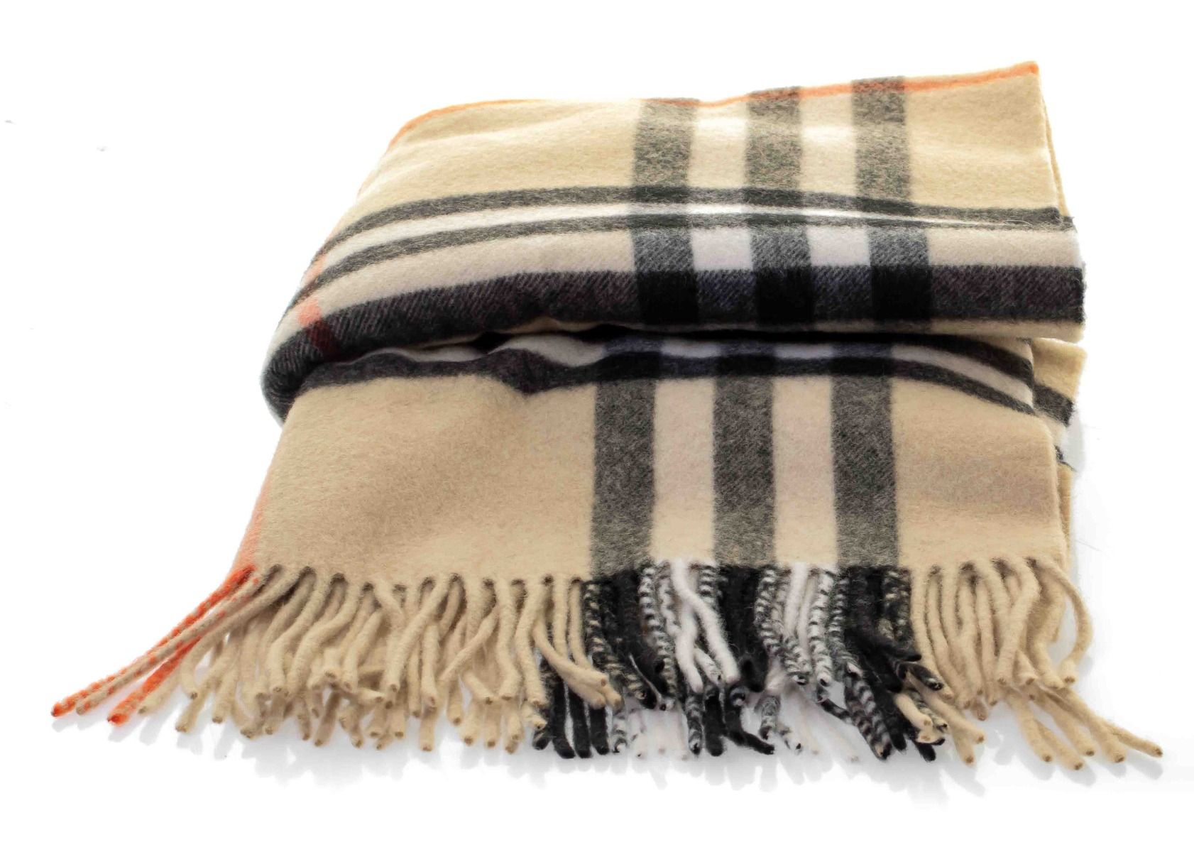 Burberry Washed Giant Checked Scarf