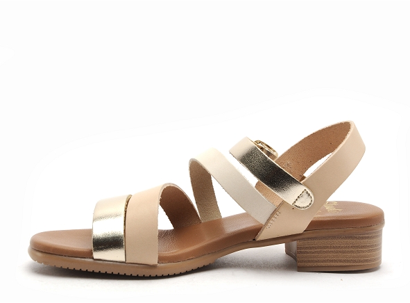 Studio scarpe nu pieds plats femme sn115489 beige