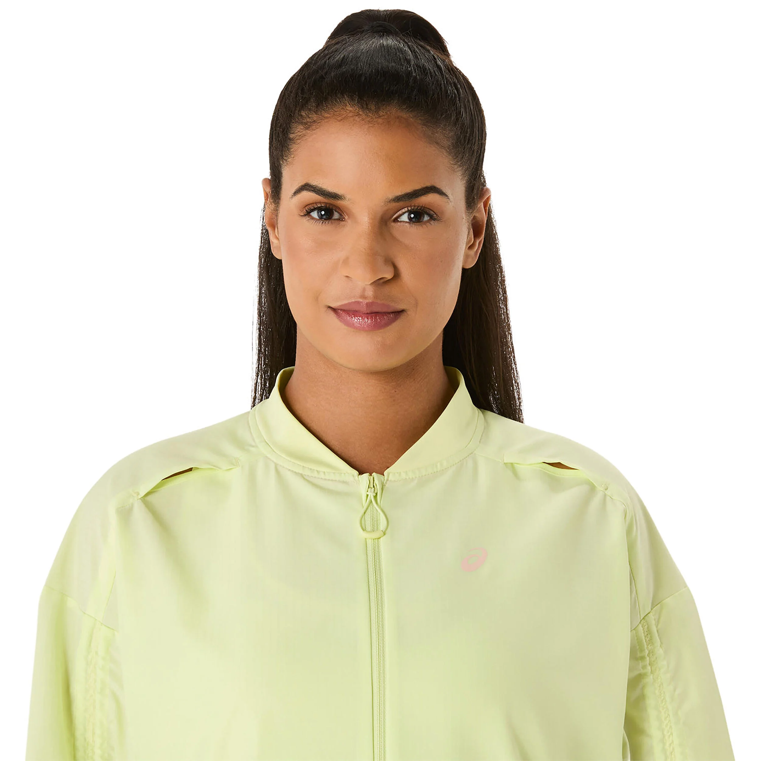 ASICS Nagino Run Veste Running Femmes - Jaune