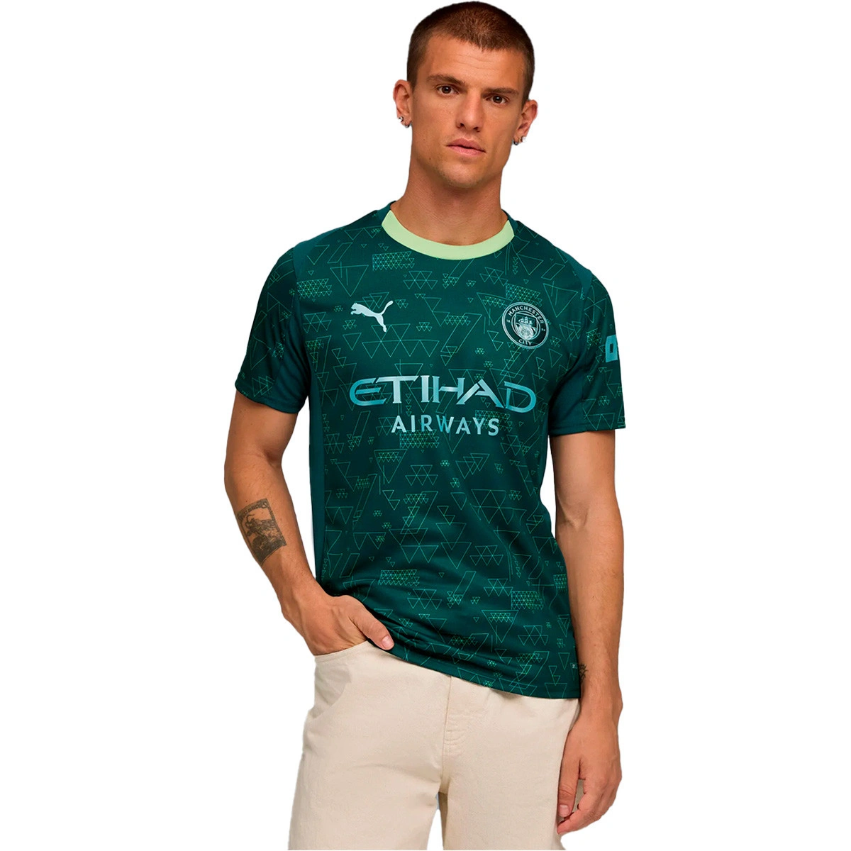 Camisola Puma Manchester City Quarto Equipamento 2025-2026