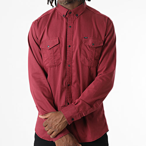 Chemise Manches Longues W-323 Bordeaux