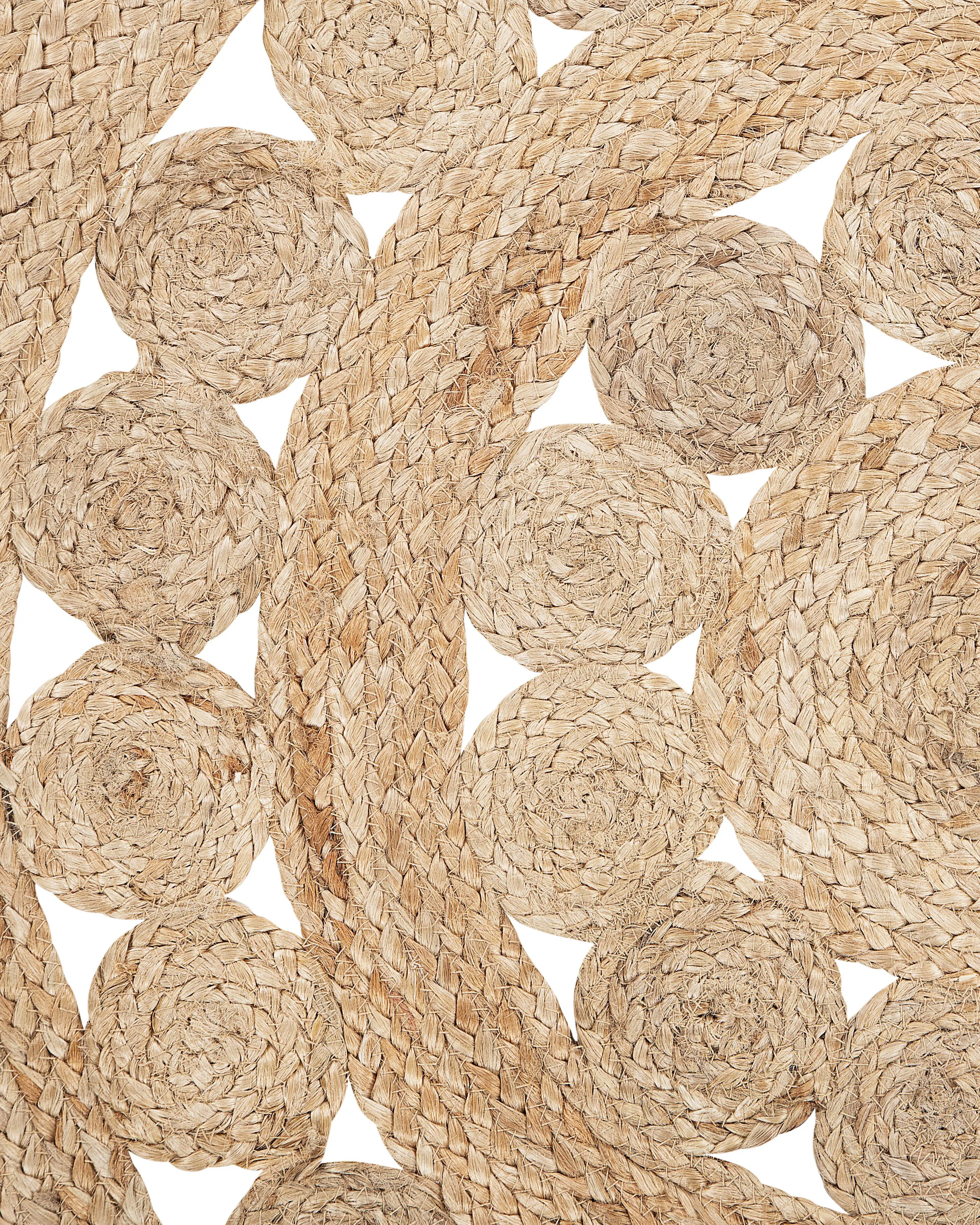 Vloerkleed BIRECIK Beige ø 120 cm Jute