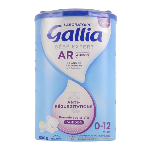 Gallia AR Amidon lait anti régurgitations - Formule épaissie