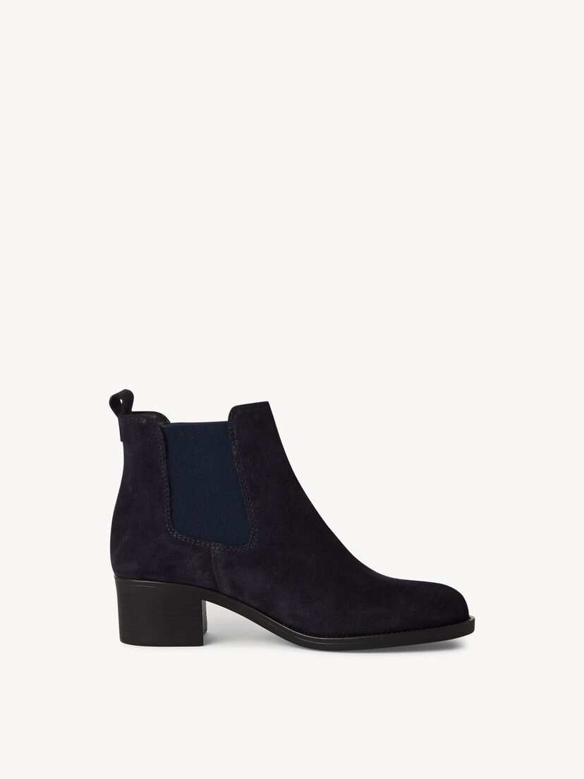 Leren Chelseaboot - blauw