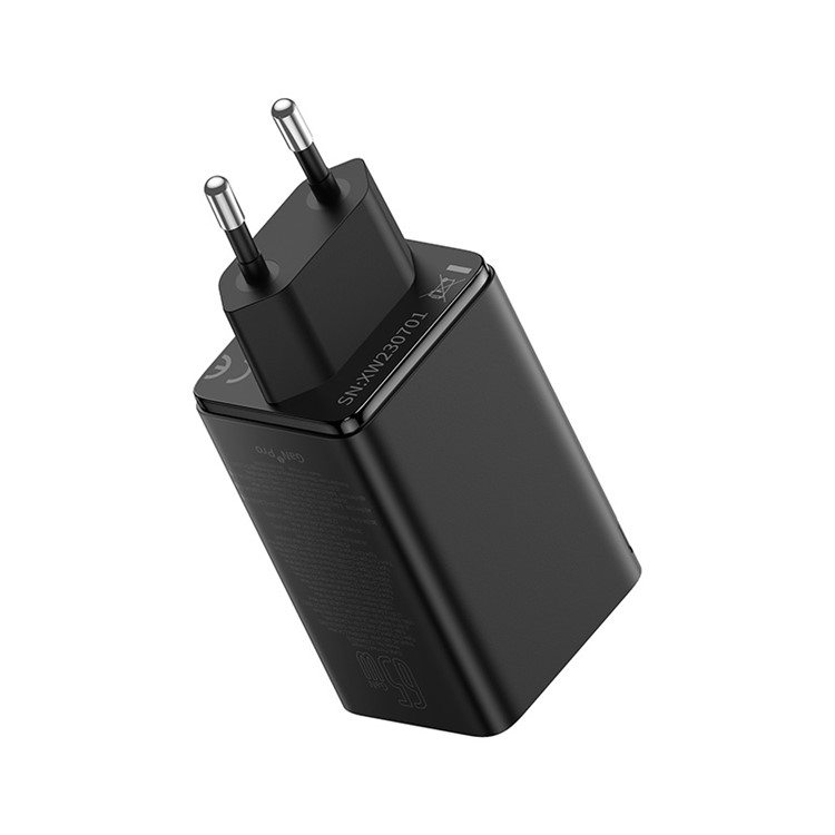 (65W) 2x USB A / 2x USB C GaN6 Ladegerät Netzteil - Schwarz